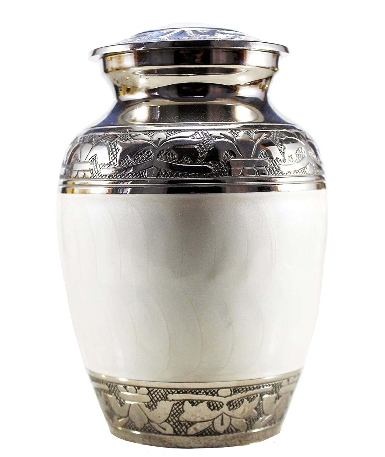 ESplanade Brass Cremation Urn Decorative Urn Memorial Container Jar