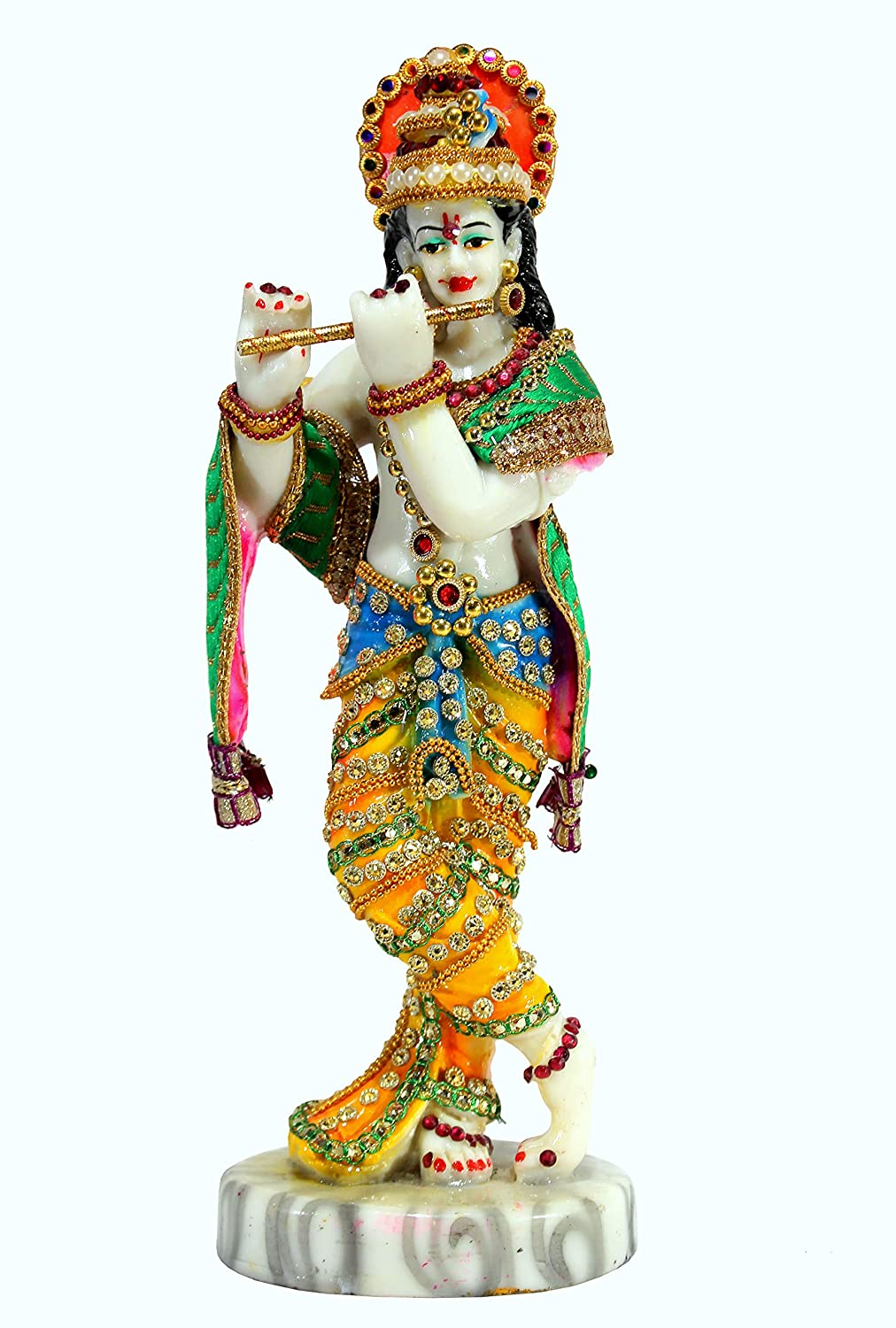 resin krishna statue