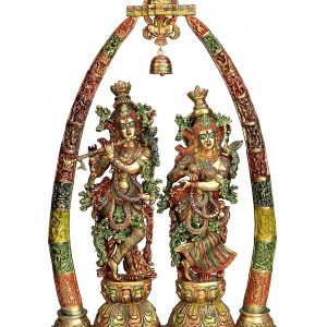 Brass Radha Krishna