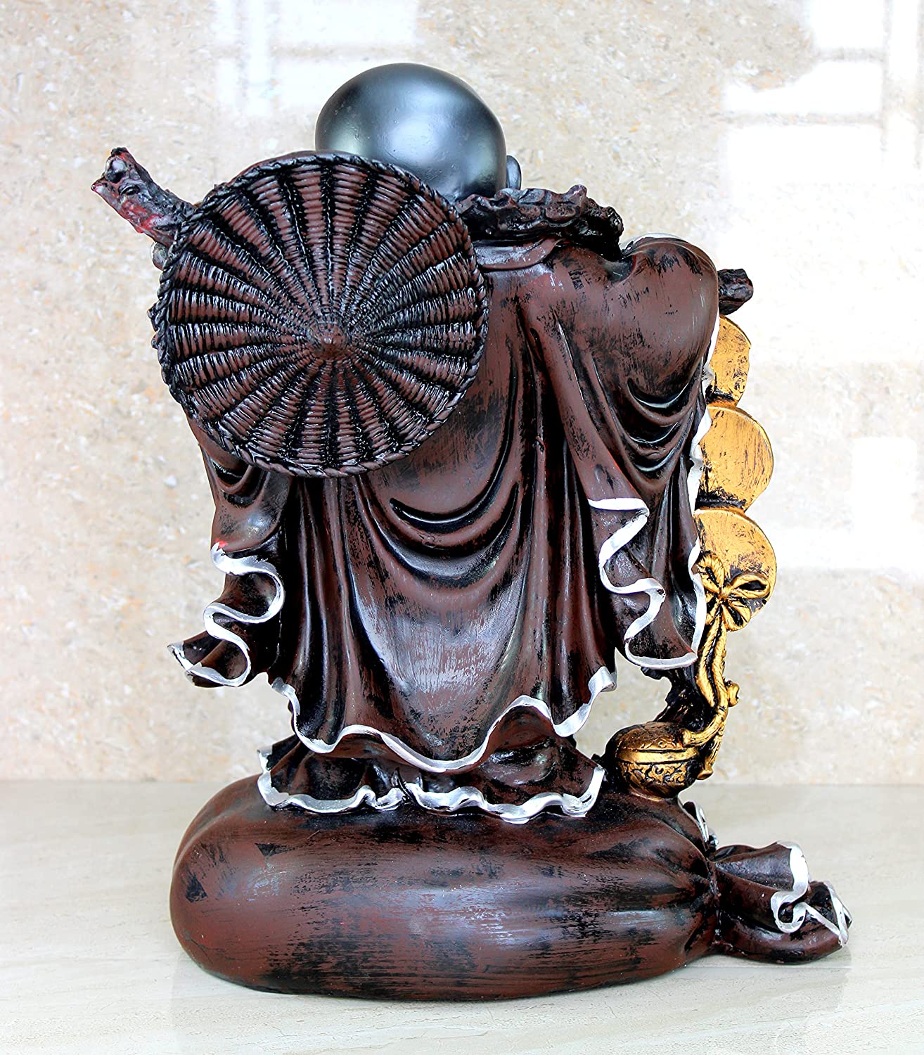 resin laughing buddha statue