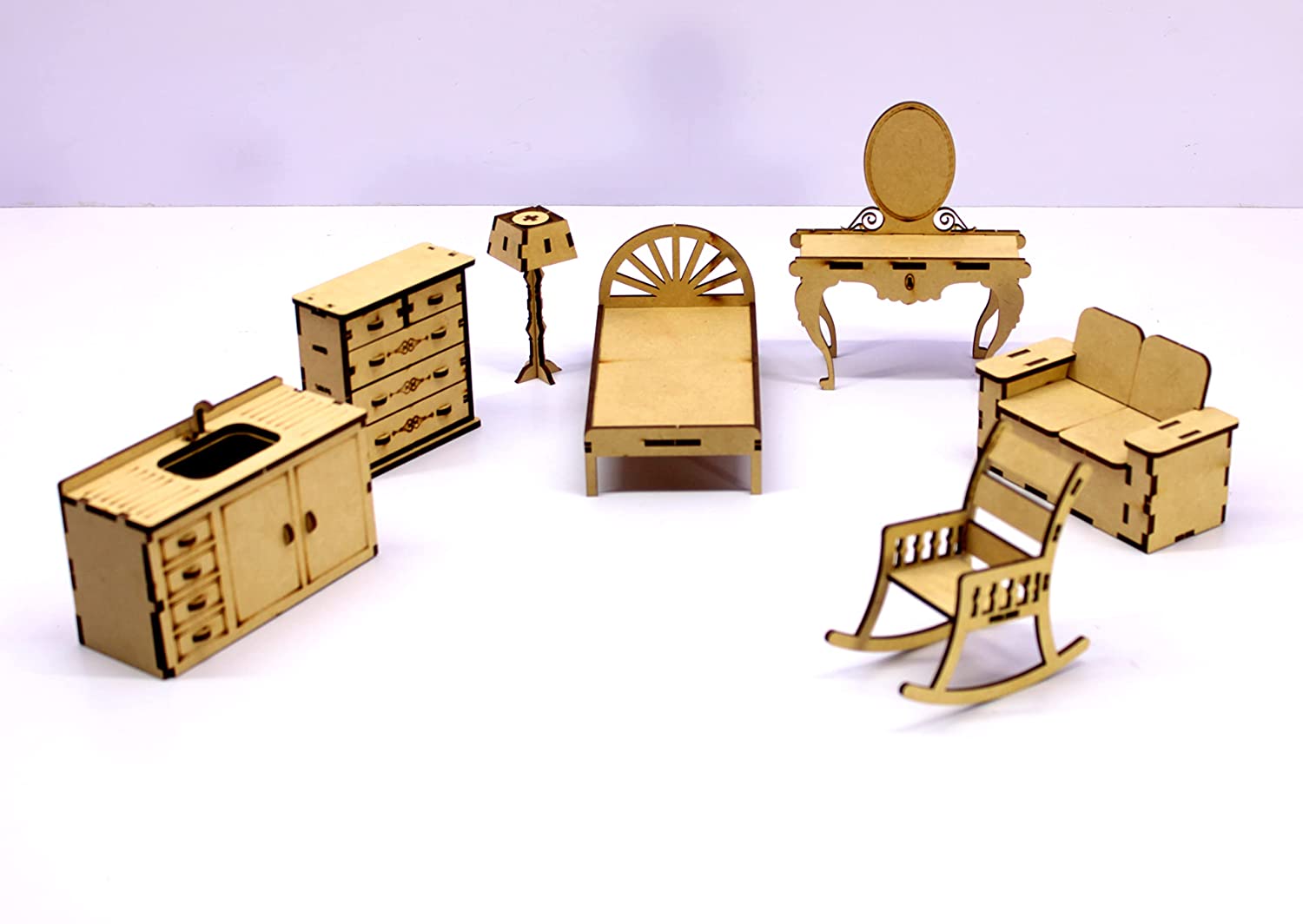 DIY Doll House Wooden Doll Houses Miniature Dollhouse Furniture