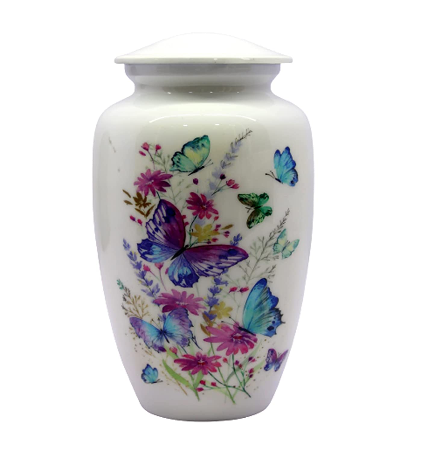 eSplanade Metal Cremation Urn Memorial Container Jar Pot | Metal Urns ...