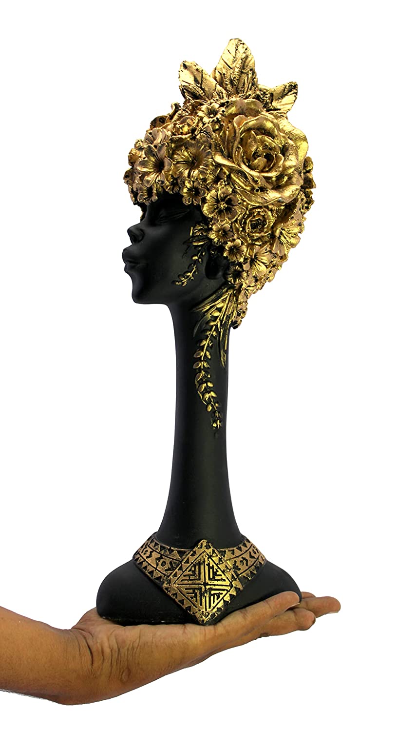 eSplanade Resin African Tribal Lady Showpiece Statue Sculpture Figurine ...