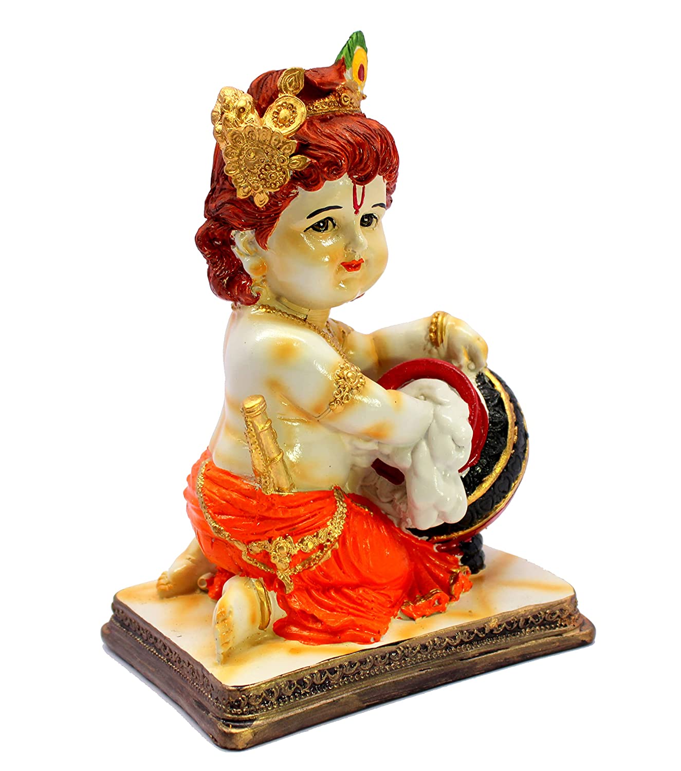 eSplanade Resin Krishna Krishan Makhan Chor Murti Idol Statue Sculpture ...