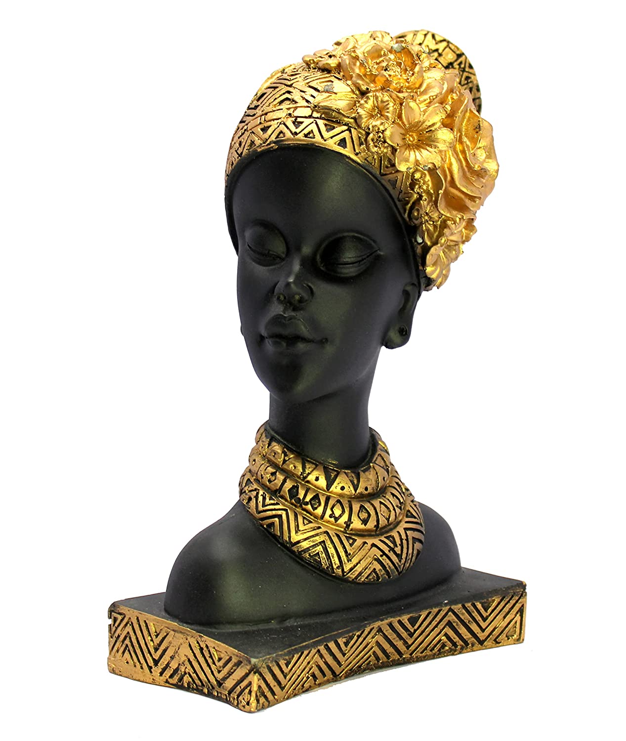 eSplanade Resin African Tribal Lady Showpiece Statue Sculpture Figurine ...